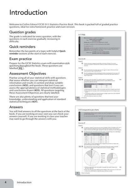 Produktbild: Edexcel GCSE (9-1) Statistics Practice Book