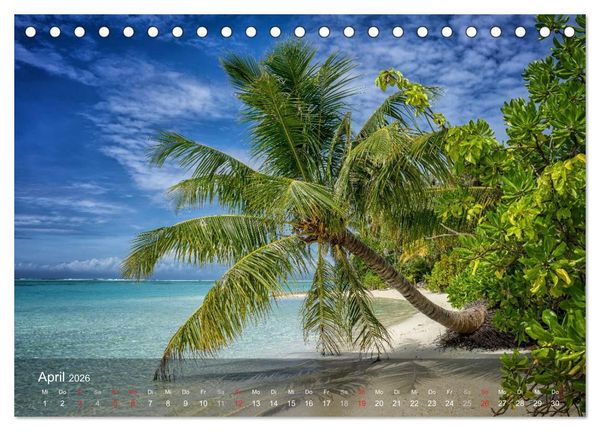Produktbild: Malediven Impressionen aus dem Paradies (Tischkalender 2026 DIN A5 quer), CALVENDO Monatskalender