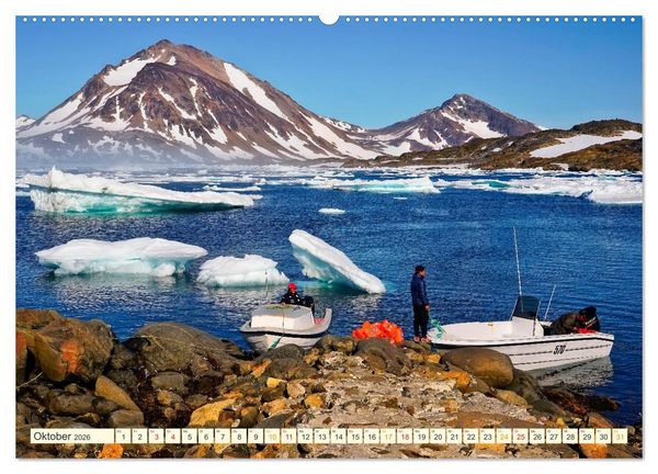 Produktbild: Reise nach Gr&ouml;nland (Wandkalender 2026 DIN A2 quer), CALVENDO Monatskalender