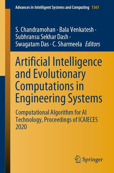 Produktbild: Artificial Intelligence and Evolutionary Computations in Engineering Systems