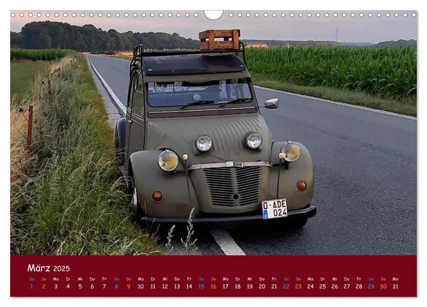 Produktbild: Citroen 2 CV Kult um die Ente (Wandkalender 2025 DIN A3 quer), CALVENDO Monatskalender