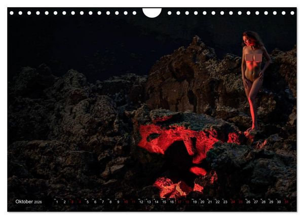 Produktbild: Lanzarote - Aktaufnahmen auf der Vulkaninsel (Wandkalender 2026 DIN A4 quer), CALVENDO Monatskalender