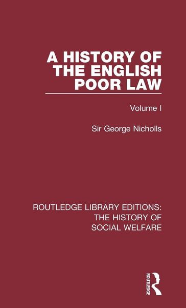 Produktbild: A History of the English Poor Law
