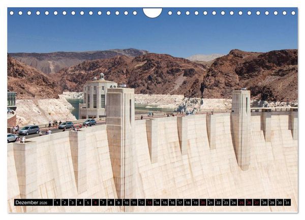 Produktbild: Der Hoover Staudamm (Wandkalender 2026 DIN A4 quer), CALVENDO Monatskalender