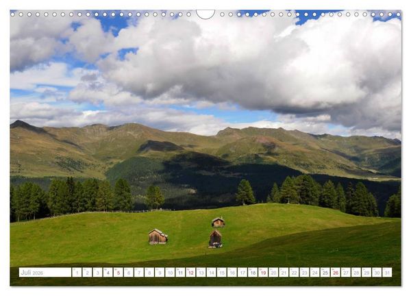 Produktbild: Bekannte und unbekannte Wanderziele in S&uuml;dtirol (Wandkalender 2026 DIN A3 quer), CALVENDO Monatskalender