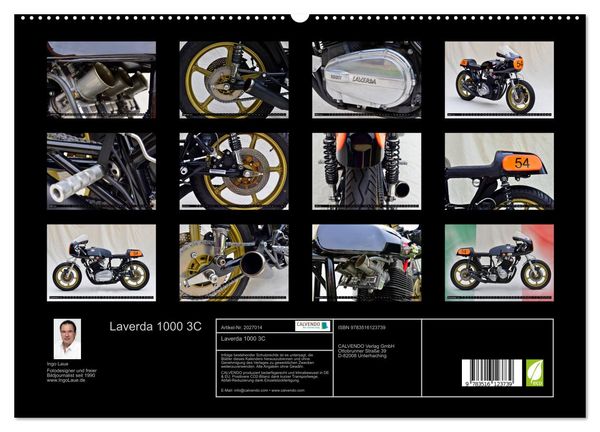 Produktbild: Laverda 1000 3C (hochwertiger Premium Wandkalender 2026 DIN A2 quer), Kunstdruck in Hochglanz