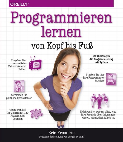 Produktbild: Programmieren lernen von Kopf bis Fu&szlig;