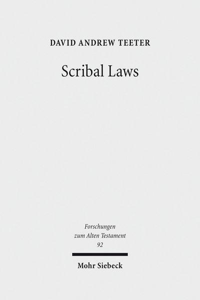 Produktbild: Scribal Laws