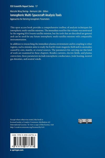Produktbild: Ionospheric Multi-Spacecraft Analysis Tools