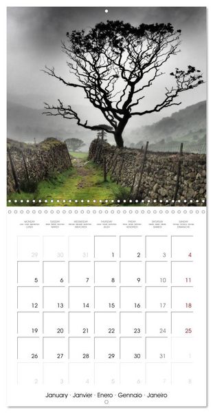 Produktbild: LAKE DISTRICT CUMBRIA Dramatic Art Photos (Wall Calendar 2026 12 &times; 12 Inch) CALVENDO 12 Month Wall Calendar