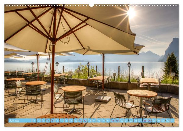 Produktbild: Vierwaldst&auml;ttersee (hochwertiger Premium Wandkalender 2026 DIN A2 quer), Kunstdruck in Hochglanz