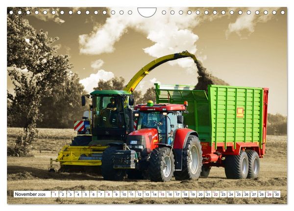 Produktbild: The fascination of agricultural machinery (Wall Calendar 2026 DIN A4 landscape), CALVENDO 12 Month Wall Calendar