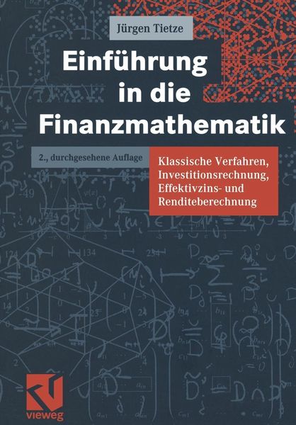 Produktbild: Einf&uuml;hrung in die Finanzmathematik
