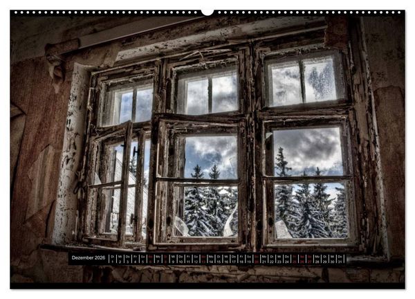 Produktbild: Lost Places, Vergessene Orte / AT-Version (hochwertiger Premium Wandkalender 2026 DIN A2 quer), Kunstdruck in Hochglanz