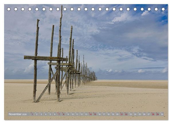 Produktbild: Vlieland Perle an der Nordsee (Tischkalender 2026 DIN A5 quer), CALVENDO Monatskalender