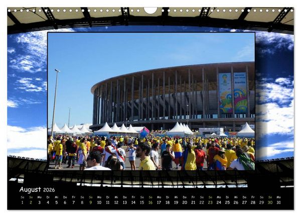 Produktbild: Fu&szlig;ball regiert die Welt (Wandkalender 2026 DIN A3 quer), CALVENDO Monatskalender