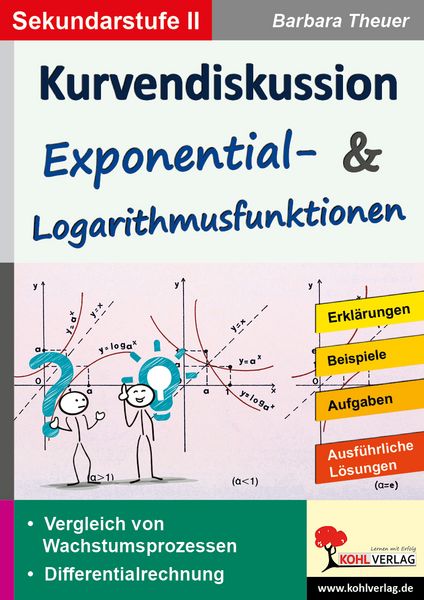 Produktbild: Kurvendiskussion / Exponential- und Logarithmusfunktionen