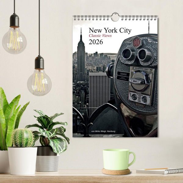 Produktbild: New York City 2026 &bull; Classic Views (Wandkalender 2026 DIN A4 hoch), CALVENDO Monatskalender