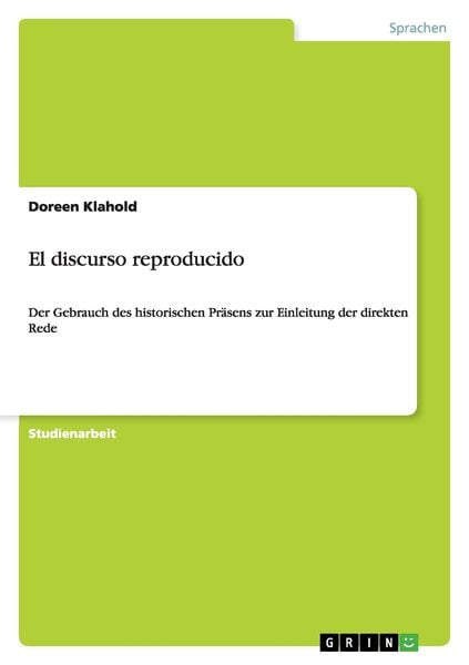 Produktbild: El discurso reproducido