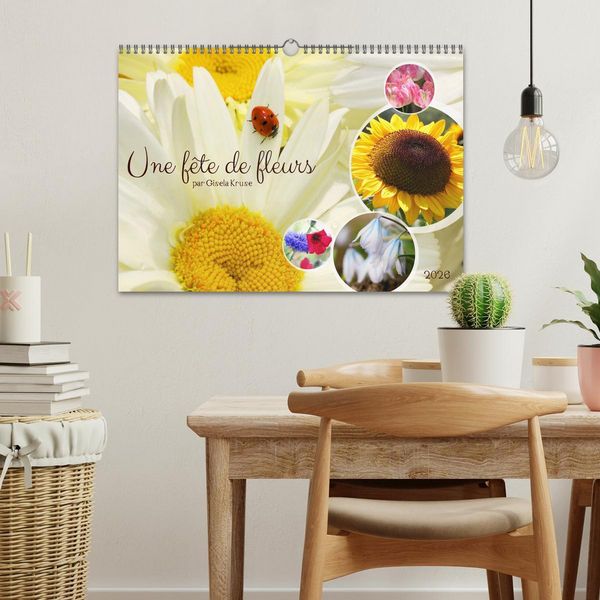 Produktbild: Une f&ecirc;te de fleurs (Calendrier mural 2026 DIN A3 vertical), CALVENDO calendrier mensuel