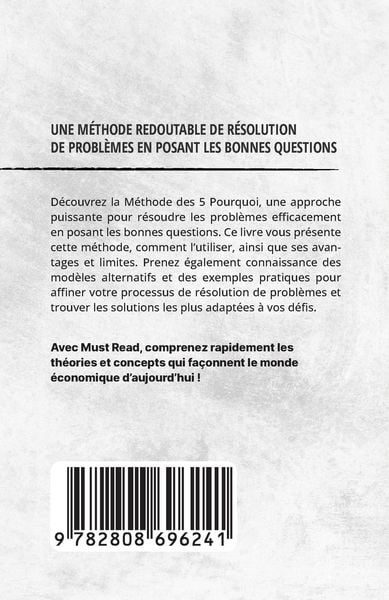 Produktbild: La M&eacute;thode Des 5 Pourquoi