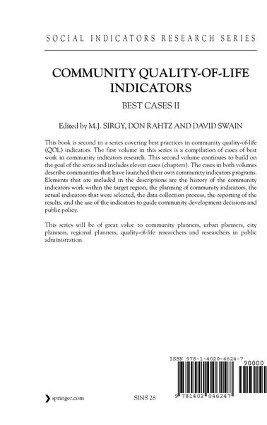 Produktbild: Community Quality-of-Life Indicators