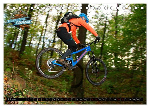 Produktbild: Freeride Life (Tischkalender 2026 DIN A5 quer), CALVENDO Monatskalender