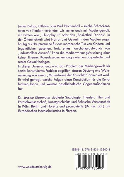 Produktbild: Mediengewalt