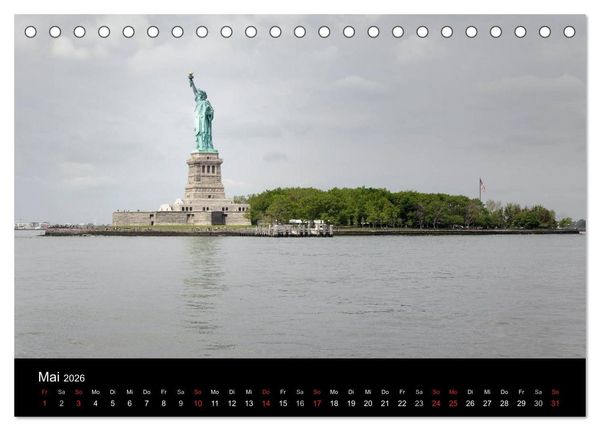 Produktbild: Perspektiven einer Weltstadt - New York (Tischkalender 2026 DIN A5 quer), CALVENDO Monatskalender
