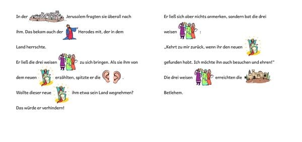 Produktbild: In einem Stall in Betlehem ... Die Weihnachtsgeschichte in Bildw&ouml;rtern