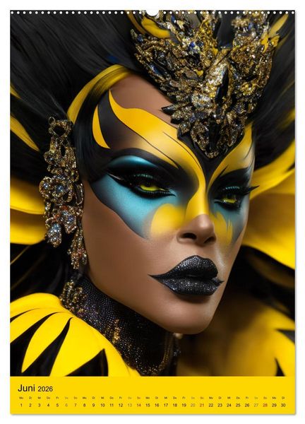 Produktbild: Drag Queens im Rampenlicht (hochwertiger Premium Wandkalender 2026 DIN A2 hoch), Kunstdruck in Hochglanz