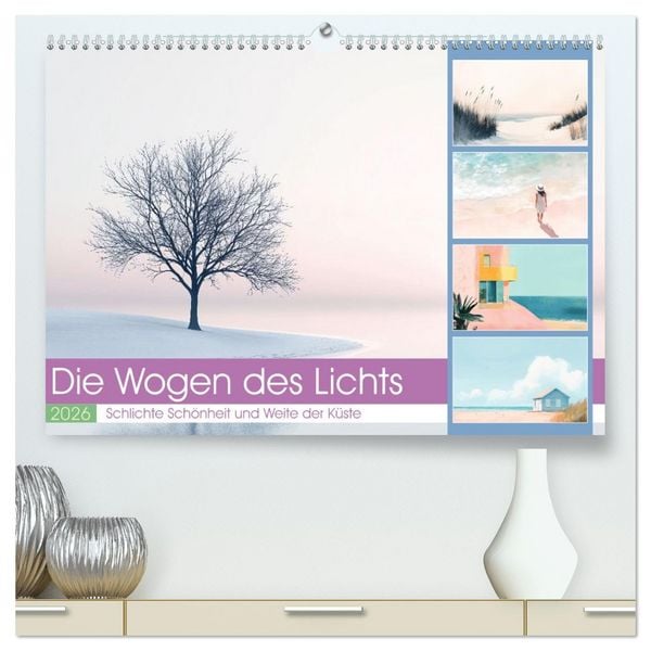 Produktbild: Die Wogen des Lichts (hochwertiger Premium Wandkalender 2026 DIN A2 quer), Kunstdruck in Hochglanz