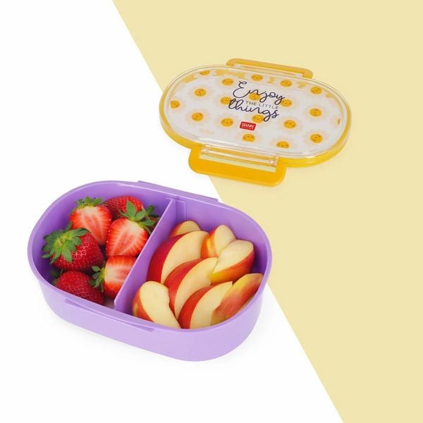 Produktbild: Legami Brotdose - Snack & Go - G&auml;nsebl&uuml;mchen - 500ml