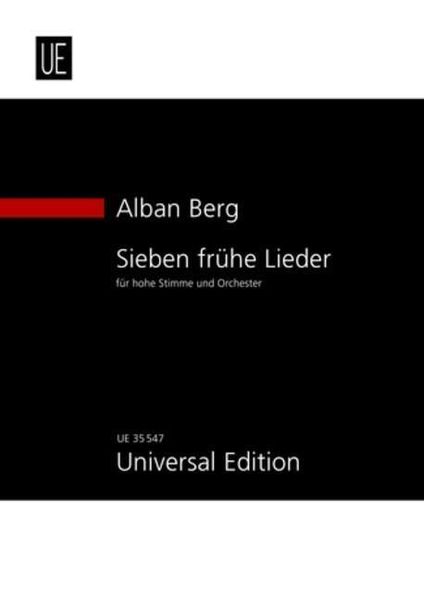 Produktbild: Berg, A: Sieben fr&uuml;he Lieder