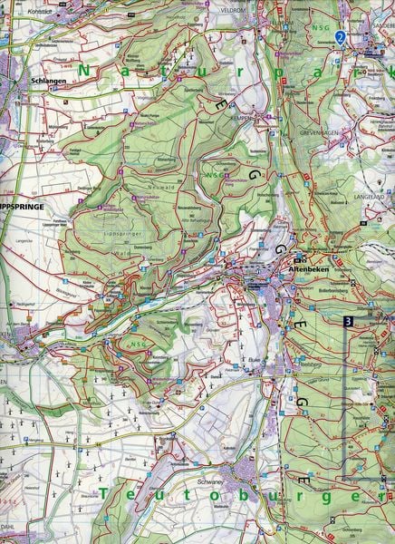 Produktbild: KOMPASS Wanderkarte 844 S&uuml;dlicher Teutoburger Wald - Eggegebirge - Oberw&auml;lder Land 1:50.000