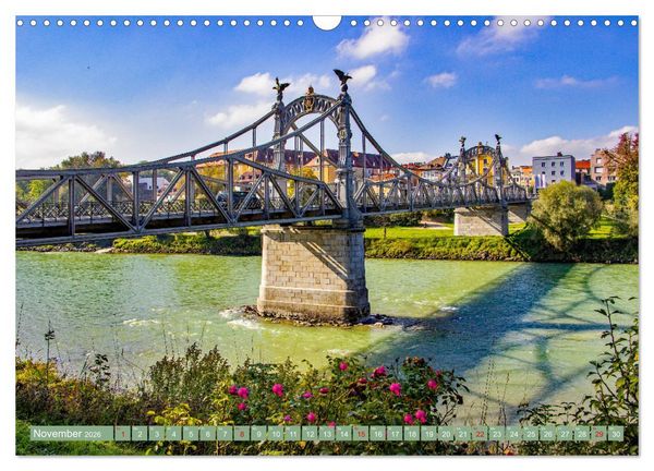 Produktbild: Es flie&szlig;t die Salzach (Wandkalender 2026 DIN A3 quer), CALVENDO Monatskalender