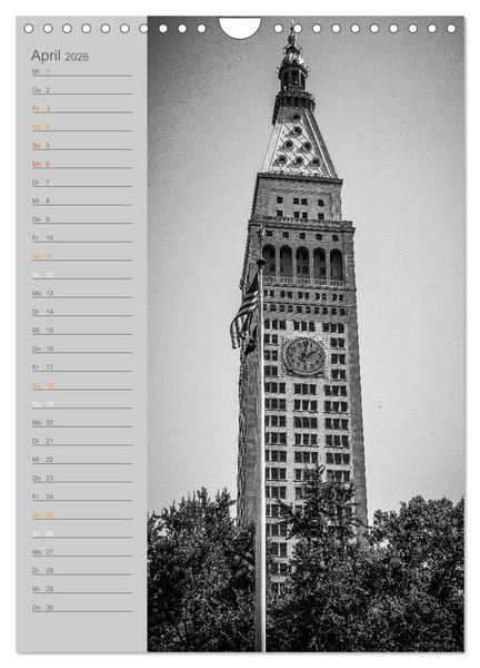 Produktbild: New York Vertical (Wandkalender 2026 DIN A4 hoch), CALVENDO Monatskalender