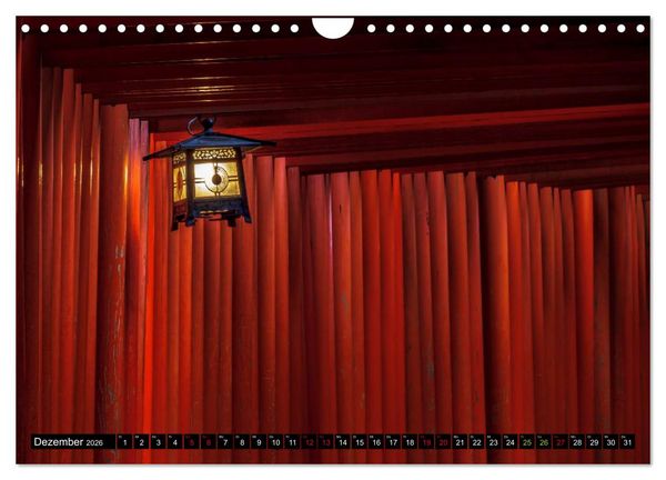 Produktbild: Kyotos Tempel - Bilder aus Japan (Wandkalender 2026 DIN A4 quer), CALVENDO Monatskalender