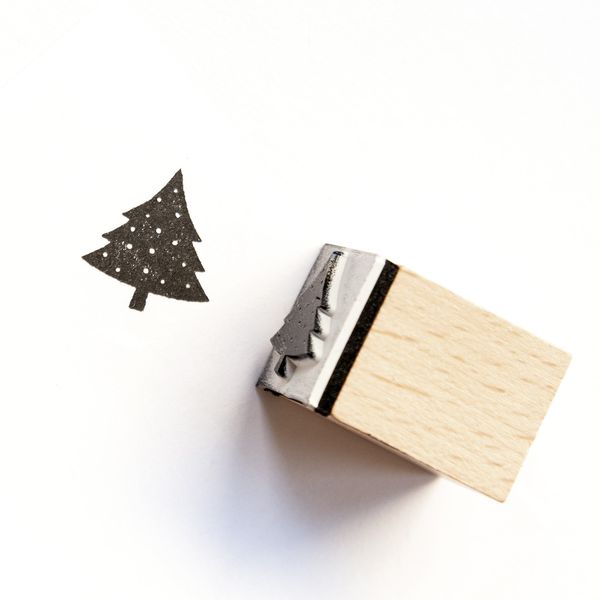 Produktbild: Folia Holzstempel-Set CHRISTMAS, inkl. 10 Holzstempel und 2 Stempelkissen
