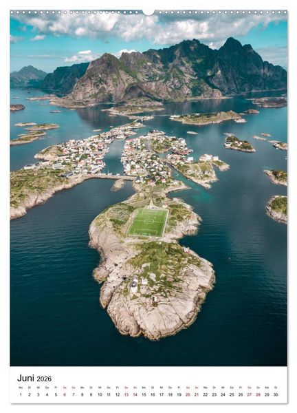 Produktbild: Norwegen - Eine Reise durch das skandinavische Land. (hochwertiger Premium Wandkalender 2026 DIN A2 hoch), Kunstdruck in Hochglanz