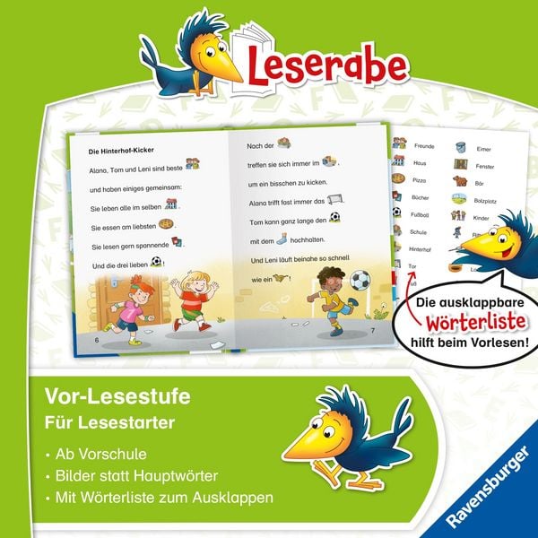 Produktbild: Leserabe Vor-Lesestufe - Fu&szlig;ballgeschichten