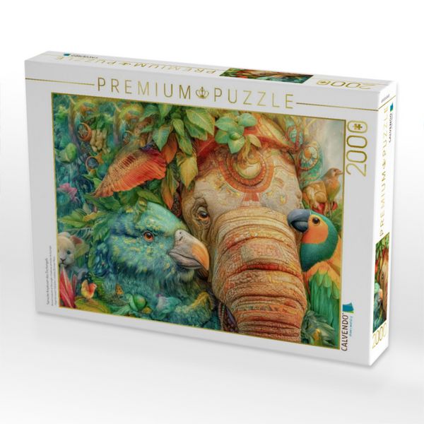 Produktbild: CALVENDO Puzzle Tierische Kreaturen des Dschungels | 2000 Teile Lege-Gr&ouml;&szlig;e 90x67cm Foto-Puzzle f&uuml;r gl&uuml;ckliche Stunden