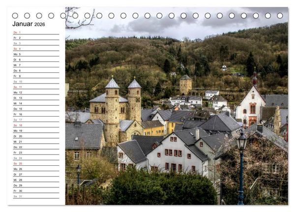 Produktbild: Faszination Eifel (Tischkalender 2026 DIN A5 quer), CALVENDO Monatskalender