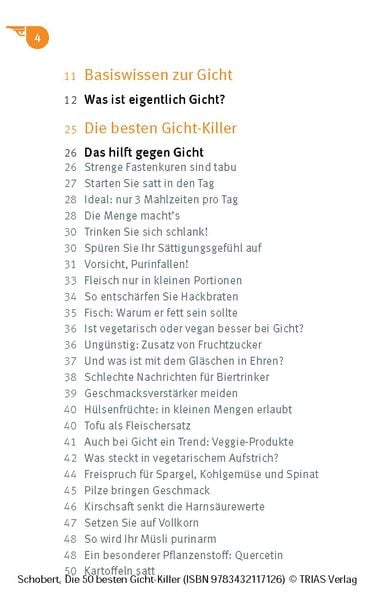 Die 50 besten Gicht-Killer