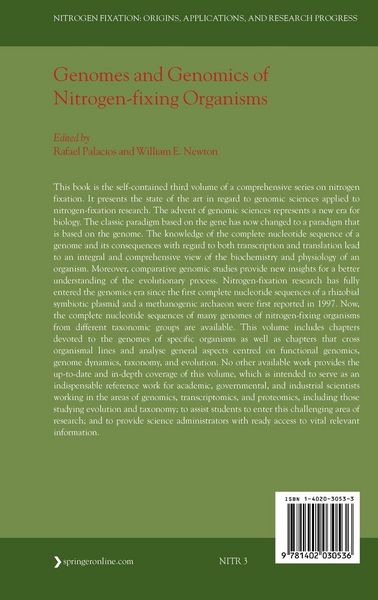 Produktbild: Genomes and Genomics of Nitrogen-fixing Organisms