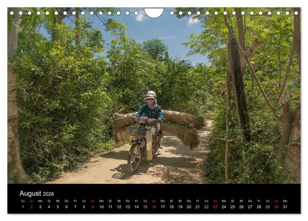 Produktbild: Vietnam Abenteuerreise (Wandkalender 2026 DIN A4 quer), CALVENDO Monatskalender