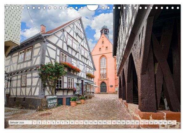 Produktbild: Michelstadt Impressionen (Wandkalender 2026 DIN A4 quer), CALVENDO Monatskalender