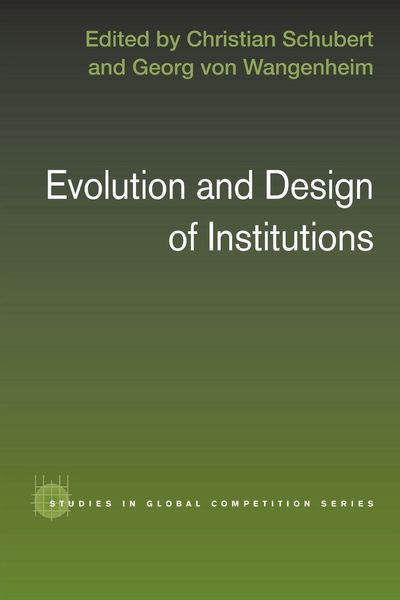 Produktbild: Evolution and Design of Institutions