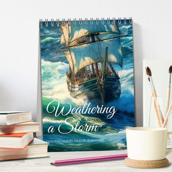 Produktbild: Weathering a Storm (Desk Calendar 2026 DIN A5 portrait), CALVENDO 12 Month DeskCalendar