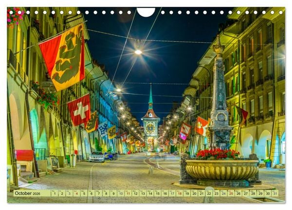 Produktbild: Amazing Berne - Switzerland (Wall Calendar 2026 DIN A4 landscape), CALVENDO 12 Month Wall Calendar